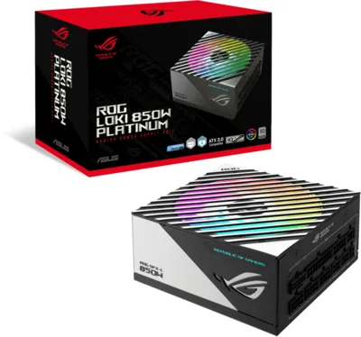 ASUS ROG Loki SFX-L 850W Platinum 24-pin ATX Black, Silver