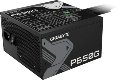 GIGABYTE P650G PCIE 5.1 Power Supply - PCIe 5.1, 80 PLUS Silver, 120mm Fan, ATX 3.1 compatible, EU Plug