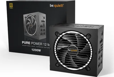 be quiet! PURE POWER 12 M | 1200W 20+4 pin ATX ATX Black