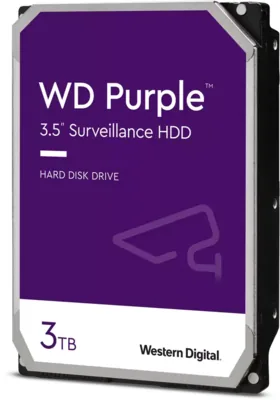 WD Purple Surveillance Hard Drive - 3TB