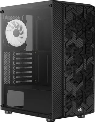 Aerocool Hive-G-BK-v3 Midi Tower Black