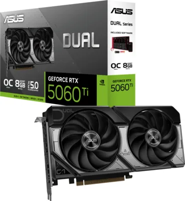 ASUS Dual GeForce RTX 5060 Ti OC 8GB GDDR7