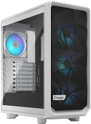 Fractal Design Meshify 2 Compact RGB White TG Clear tint