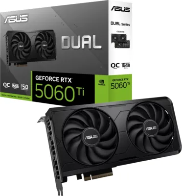ASUS Dual GeForce RTX 5060 Ti EVO OC 16GB GDDR7