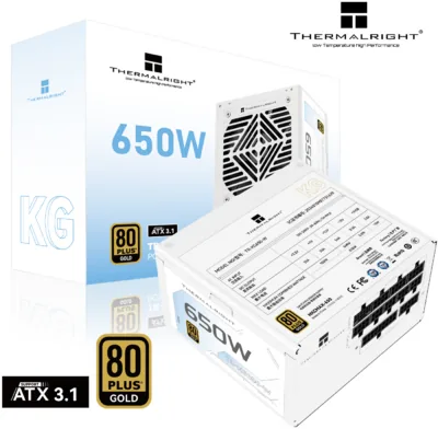 Thermalright KG-650-W 650W 80+ Gold ATX 3.1 White