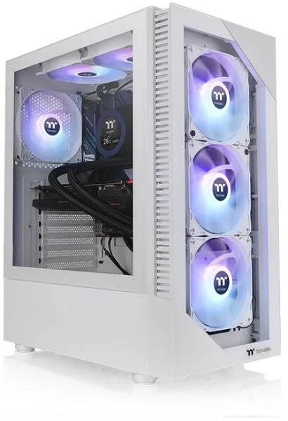 Thermaltake View 200 TG ARGB Snow Mid Tower Chassis