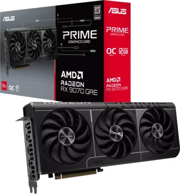 ASUS Prime Radeon™ RX 9070 GRE 12GB OC Edition GDDR6