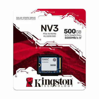 Kingston NV3 500 GB PCI Express 4.0 3D NAND