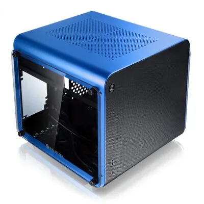 Számítógépház RAIJINTEK Metis EVO TG ITX Kék Edzett üveg (0R20B00163)