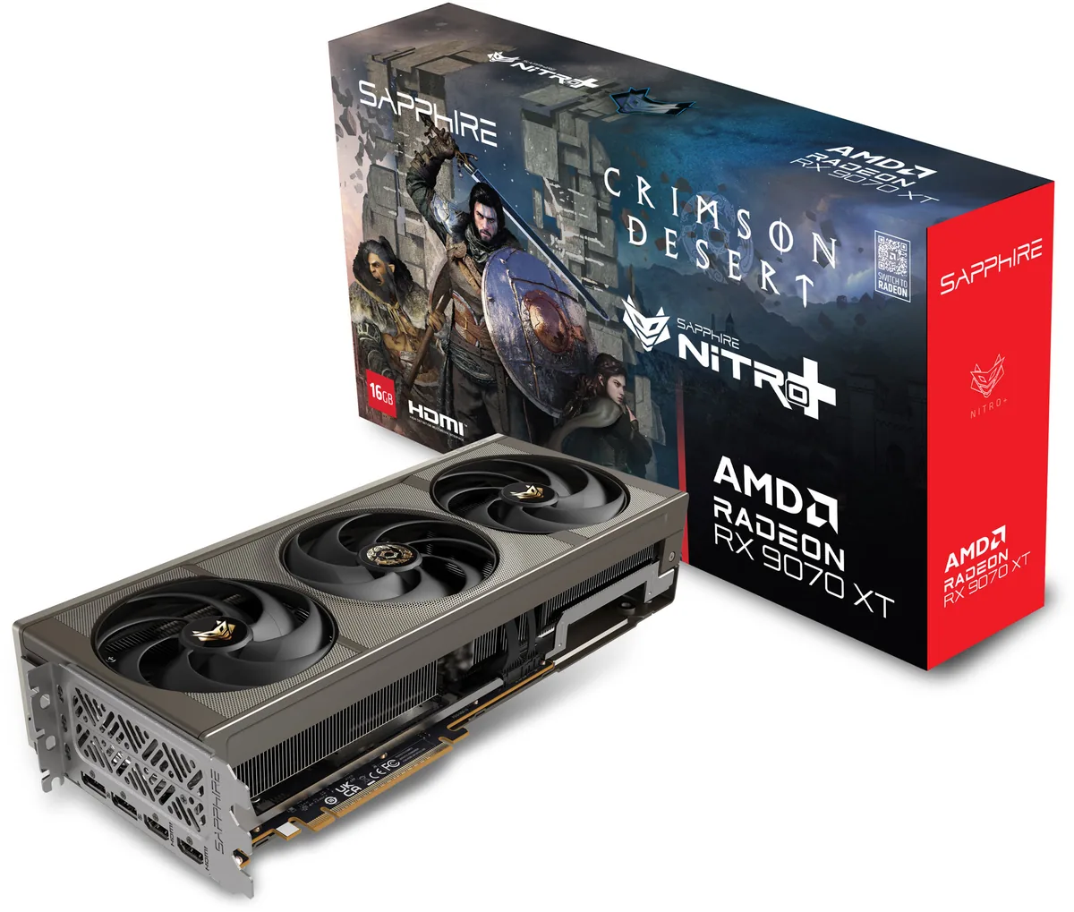 Sapphire NITRO+ Radeon RX 9070 XT 16GB OC Crimson Desert Edition