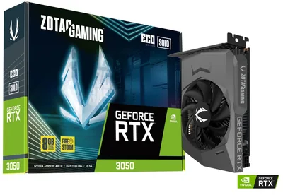 ZOTAC GAMING GEFORCE RTX 3050 ECO SOLO 8GB GDDR6