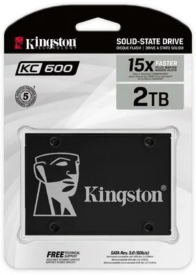 Kingston KC600 2 TB 2.5" Serial ATA III 3D TLC NAND