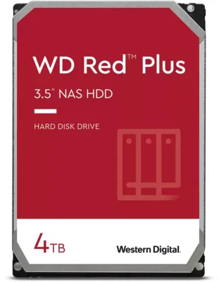 WD Red Plus Internal NAS HDD 3.5" - 4TB