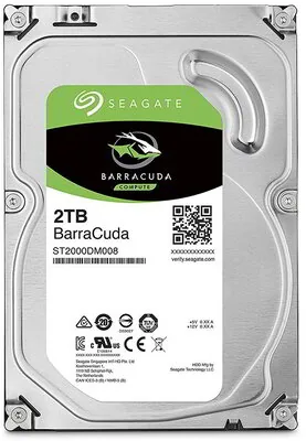 Seagate Barracuda 2 TB 7200 RPM 256 MB 3.5" Serial ATA III