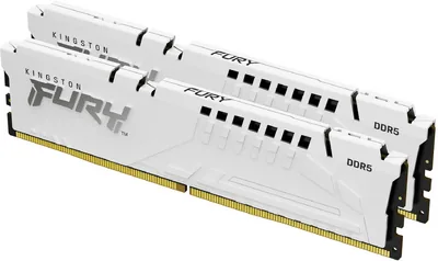 Kingston FURY Beast 32GB 5200MT/s DDR5 CL40 DIMM (Kit of 2) White XMP