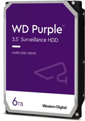 WD Purple Surveillance Hard Drive - 6TB