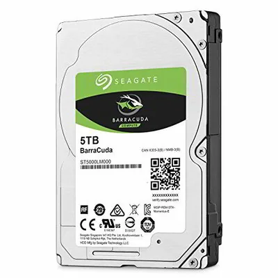 Seagate Barracuda 5 TB 5400 RPM 128 MB 2.5" Serial ATA III
