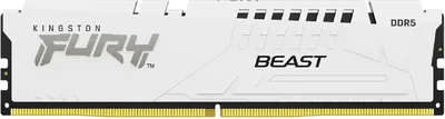 Kingston FURY Beast 16GB 5200MT/s DDR5 CL40 DIMM White XMP