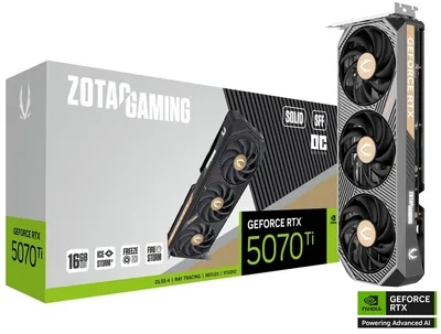 ZOTAC GAMING GeForce RTX 5070 Ti SOLID SFF OC 16GB GDDR7