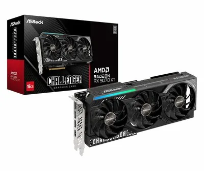 ASRock AMD Radeon™ RX 9070 XT Challenger 16GB