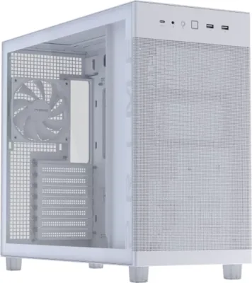 ASUS PRIME AP303 TG White Midi Tower