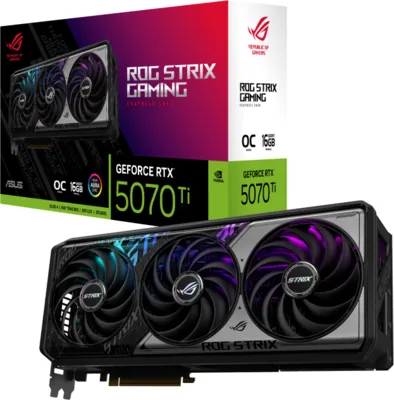 ASUS ROG GeForce RTX 5070 Ti OC 16GB GDDR7