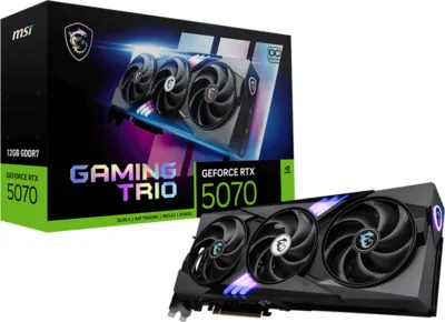 MSI GAMING GeForce RTX 5070 12G TRIO OC