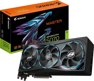 GIGABYTE AORUS GeForce RTX 5070 MASTER 12G