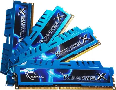 G.Skill RipjawsX 32GB (4x8GB) DDR3-1600 CL9-9-9 1.50V