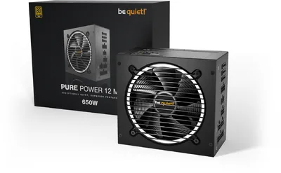 be quiet! Pure Power 12 M 650W 80+ Gold ATX 3.1 Black