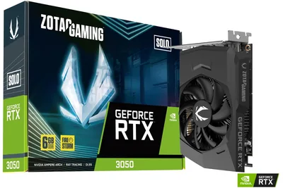 Zotac RTX3050 - 6GB GDDR6 Solo - ZT-A30510G-10L