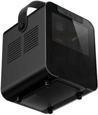 Számítógépház Jonsplus BO100 ITX Fekete Edzett üveg (BO100-G BLACK)