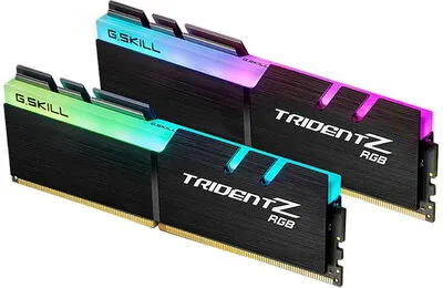 G.Skill Trident Z RGB (For AMD) 32GB (2x16GB) DDR4-3200 CL16-18-18-38 1.35V