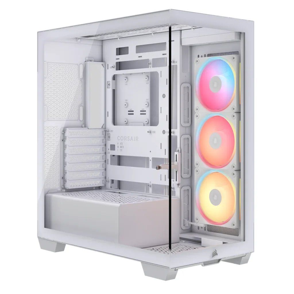 Corsair 3500X LX-R RGB iCUE LINK Mid-Tower PC Case - White
