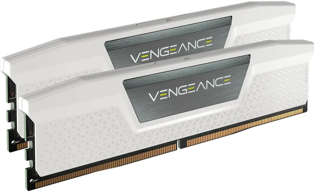 Corsair VENGEANCE & Kit 32GB (2×16GB) DDR5 6000MT/s CL38 Intel XMP AMD EXPO White