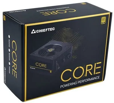 Chieftec Core BBS-600S 600 W 24-pin ATX PS/2 Black