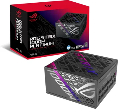 ASUS ROG STRIX-1000P-GAMING 1000 W 20+4 pin ATX ATX Black, Silver