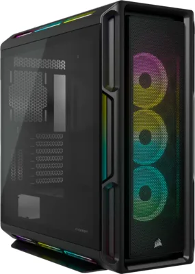 Corsair iCUE 5000T RGB Tempered Glass Mid-Tower ATX — Black