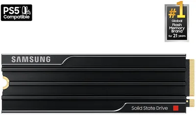 Samsung 9100 PRO Heatsink PCIe® 5.0 NVMe™ M.2 SSD - 2 TB