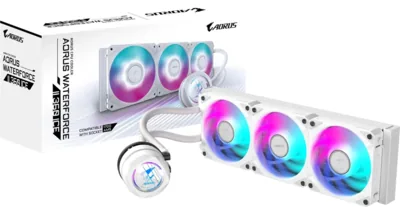GIGABYTE AORUS WATERFORCE II 360 ICE Processor All-in-one liquid cooler 12 cm White