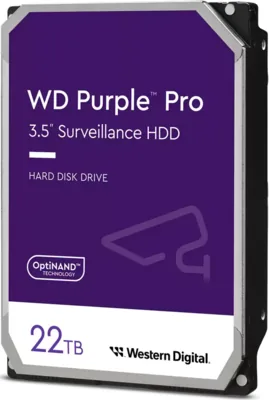 WD Purple Pro Smart Video Hard Drive - 22TB