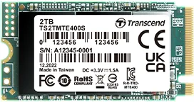 Transcend 400S 256GB SSD NVMe PCIe Gen3 x4