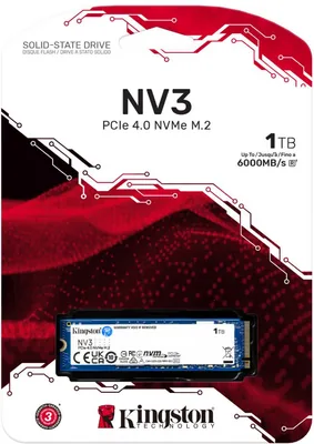 Kingston NV3 1 TB PCI Express 4.0 3D NAND