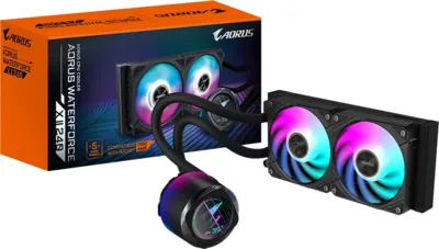 GIGABYTE AORUS WATERFORCE X II 240 Processor All-in-one liquid cooler 12 cm Black