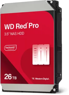 WD Red Pro NAS Hard Drive - 26TB