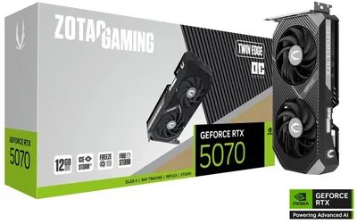 ZOTAC GAMING GeForce RTX 5070 Twin Edge OC 12GB GDDR7
