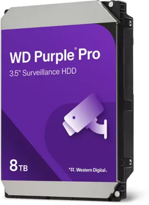 WD Purple Pro Smart Video Hard Drive - 8TB