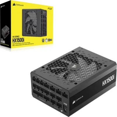 Corsair HX1500i Fully Modular Ultra-Low Noise Platinum ATX 1500 Watt PC (EU)