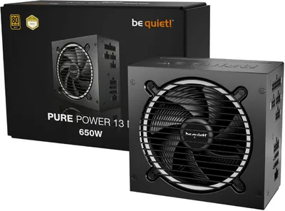 be quiet! Pure Power 13 M | 650W 20+4 pin ATX ATX Black