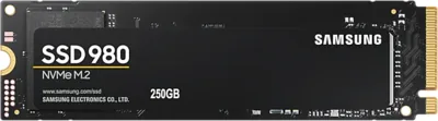 Samsung 980 250 GB M.2 PCI Express 3.0 NVMe V-NAND MLC